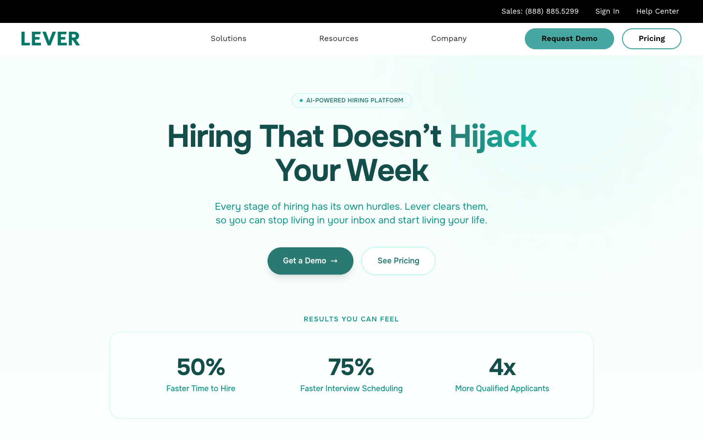 Lever — Form Field Reduction Before