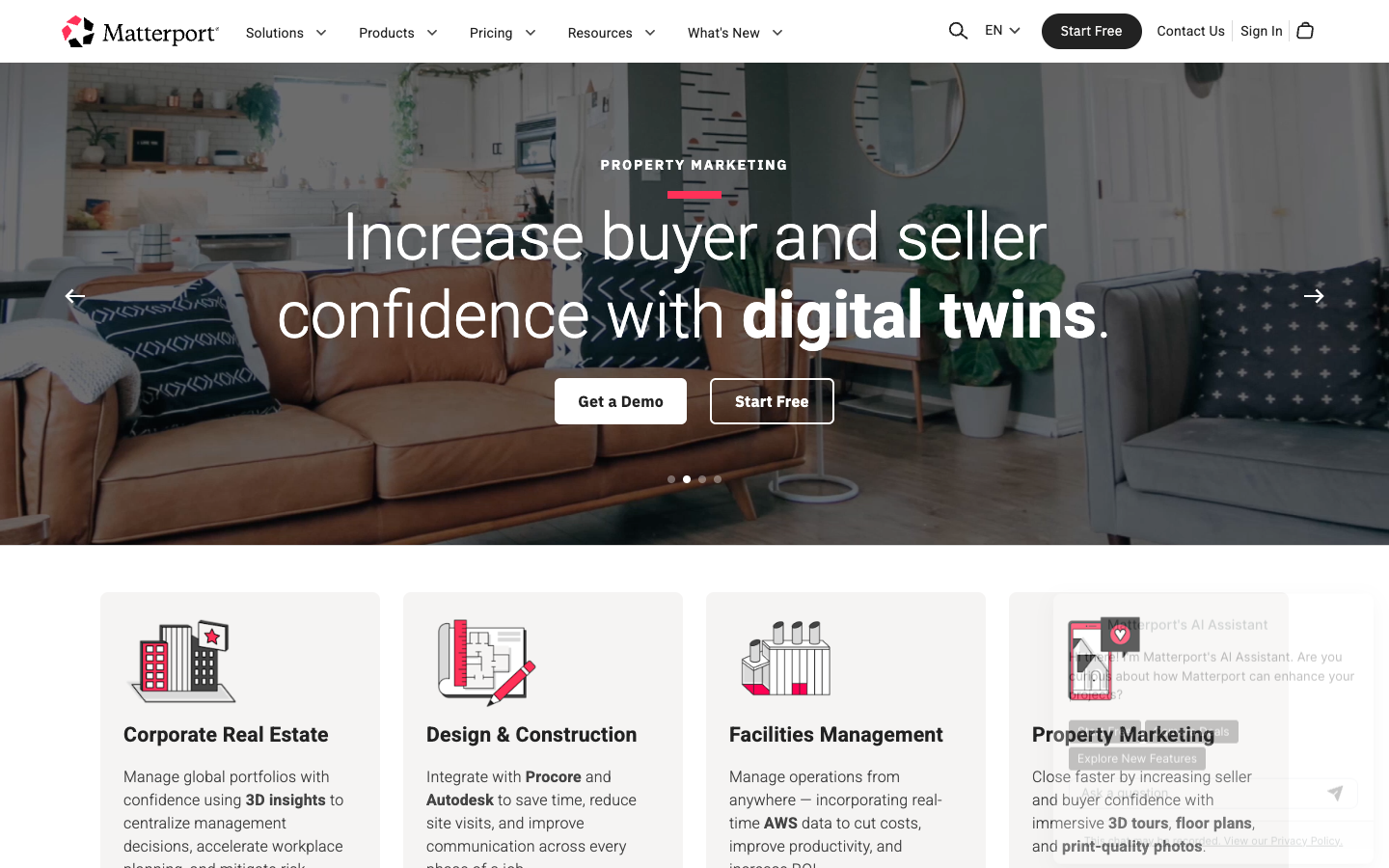 Matterport — 3D Tour Integration Before
