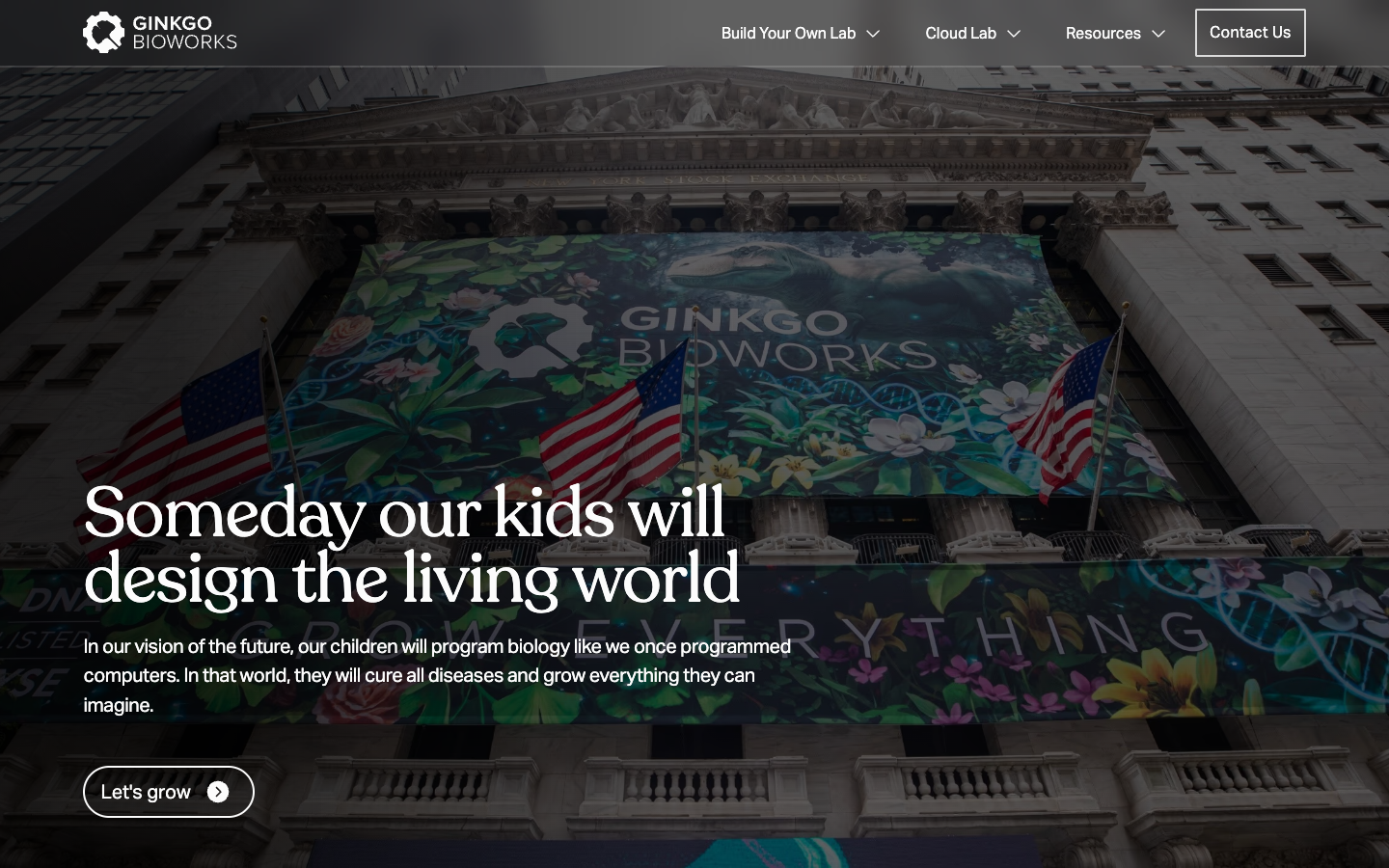 Ginkgo Bioworks — CTA Color Test Before