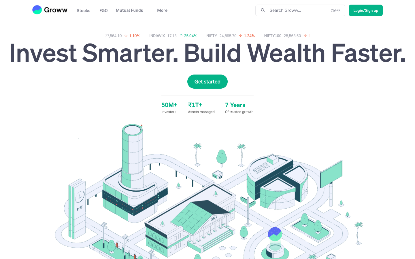 Groww — Social Proof Placement After